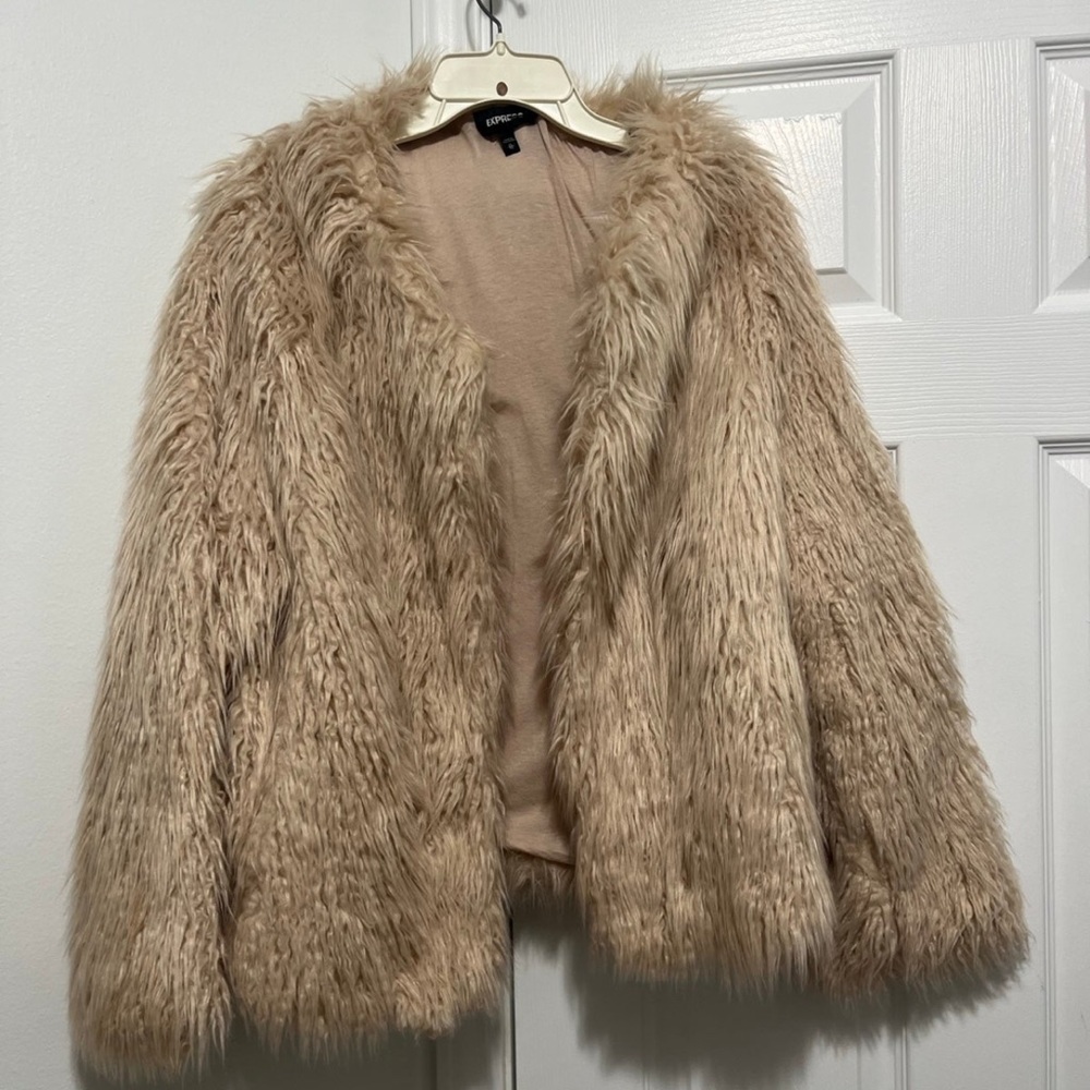 Express Faux Fur Coat